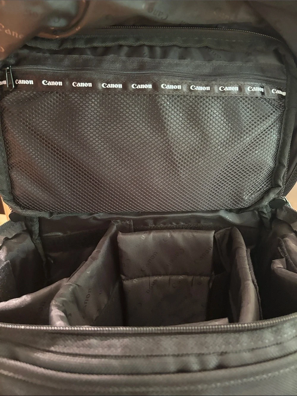 Canon Rebel DSLR with Black Camera Bag, Straps and Lenses